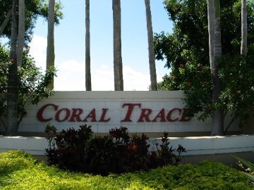 Coral Trace sign